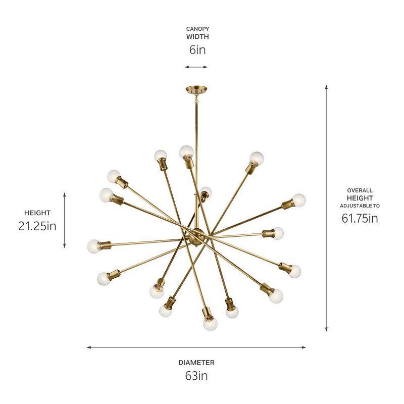 Armstrong 16 - Light Dimmable Sputnik Chandelier