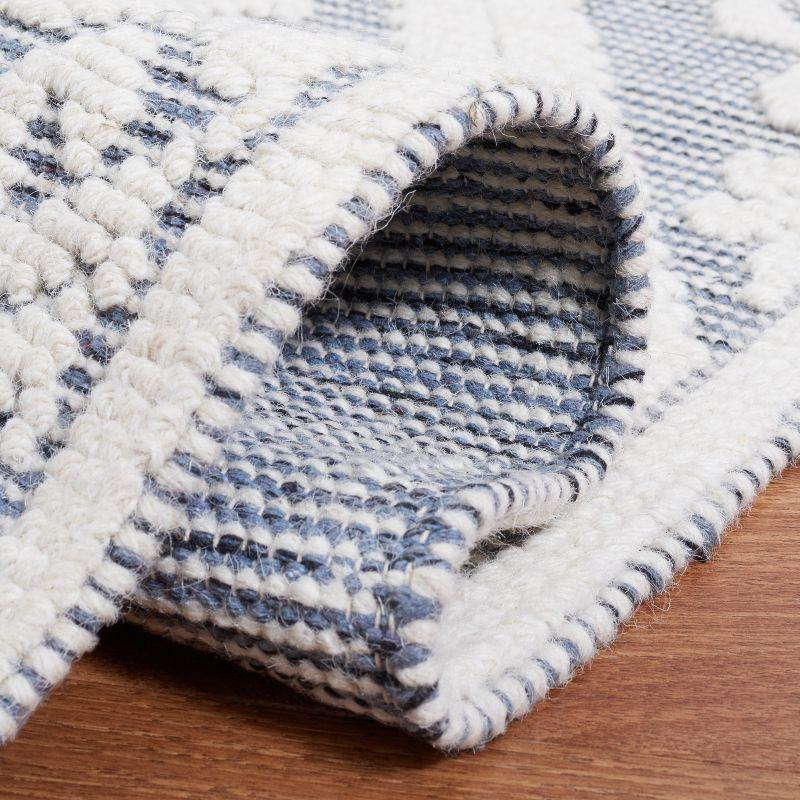 Vermont VRM306 Hand Woven Area Rug - Ivory/Blue - 8'x10' - Safavieh.