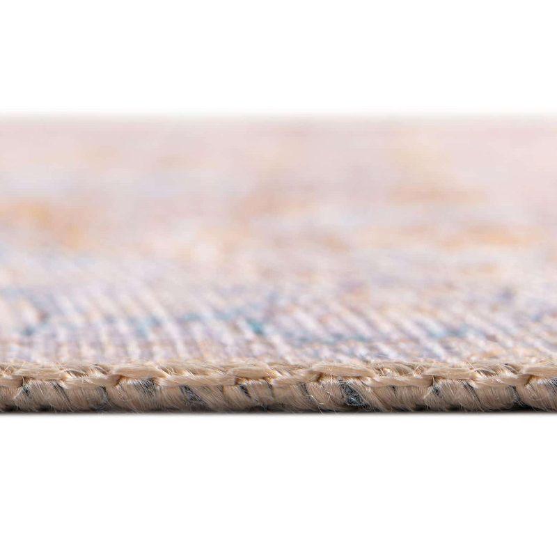 Unique Loom 3' 6 x 5' 6 Thaddeus Timeless Yellow Rectangle Area Rug