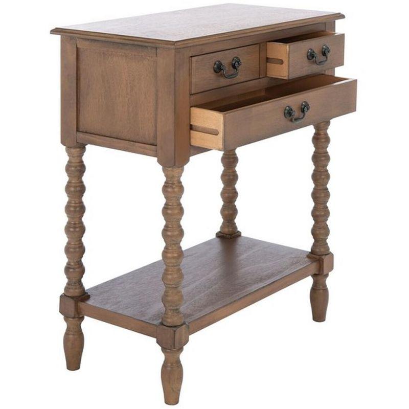 Athena 3 Drawer Console Table  - Safavieh