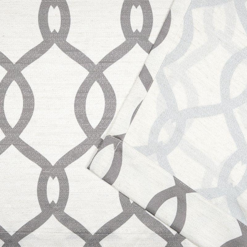 EXCLUSIVE HOME Kochi Light Filtering Linen Blend Grommet Top Curtain Panel Pair, 54"x84", Black Pearl