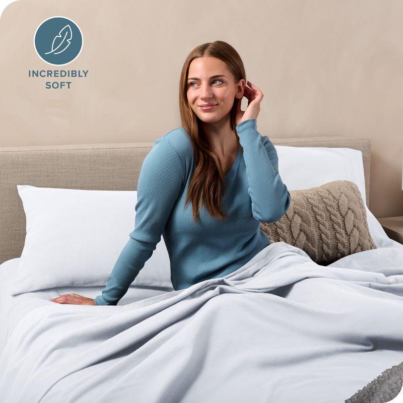 Bare Home Flannel Machine Woven Sheet Set