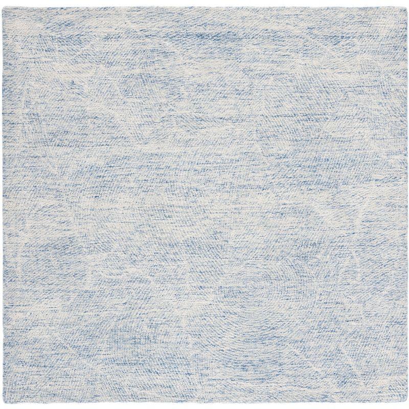 Metro MET999 Hand Tufted Indoor Area Rug - Blue/Ivory - 6'x6' - Safavieh