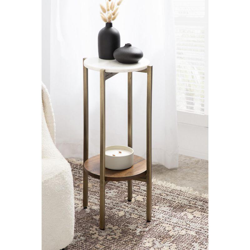 Kate and Laurel Moxley Round Accent Table