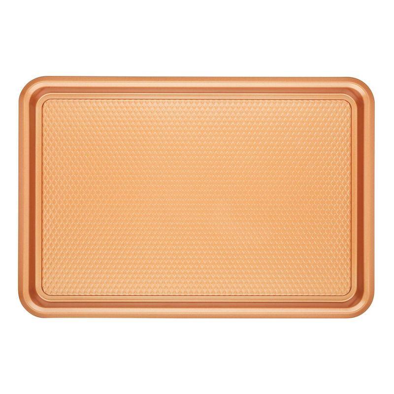 Ayesha Curry Ayesha Curry Bakeware Nonstick Cookie Pan, Loaf Pan, And Cake Pan Set, 7-Piece, Copper