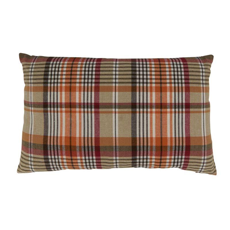 Helena Plaid Cotton Throw Pillow