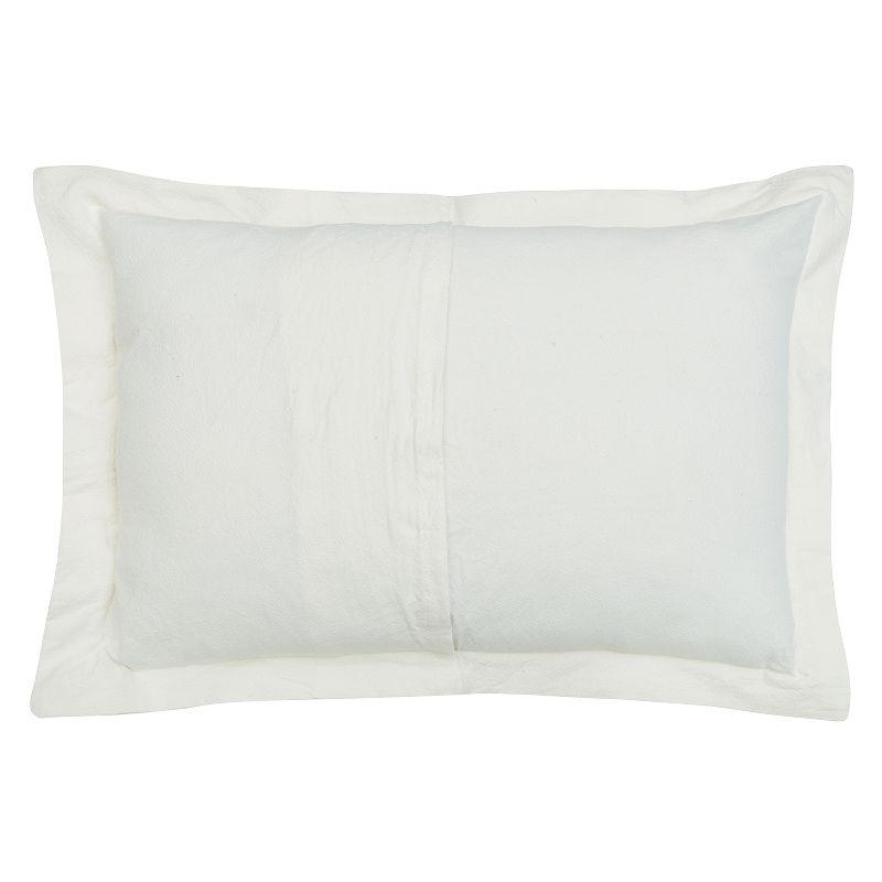 Better Trends Heirloom 100% Cotton Sham Machine Washable Pillow Cover with Medallion Pattern