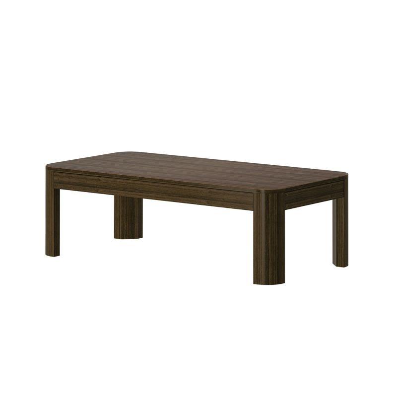 Plank+Beam 48" Modern Rectangular Coffee Table, Coffee Table for Living Room