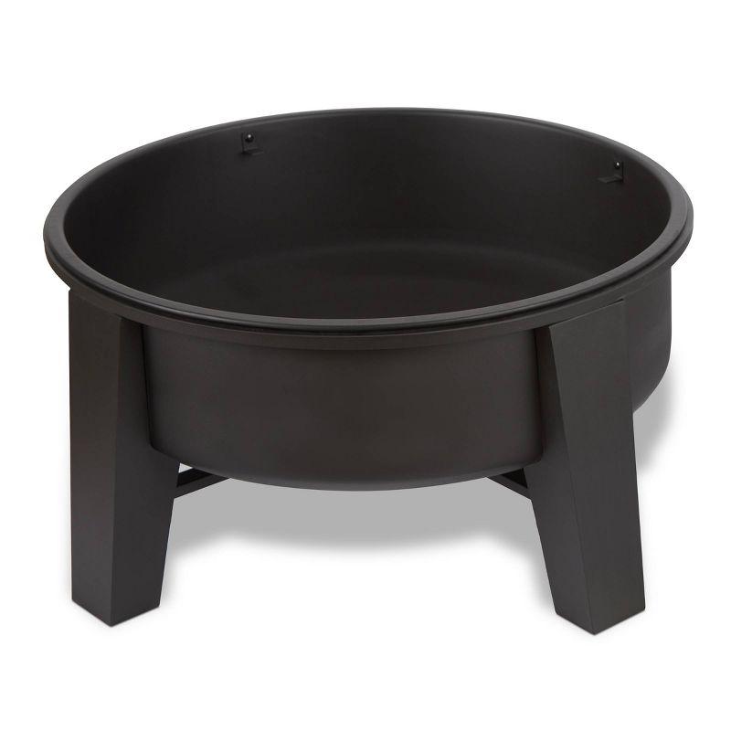 Forsyth 32" Black Iron Wood Burning Fire Pit