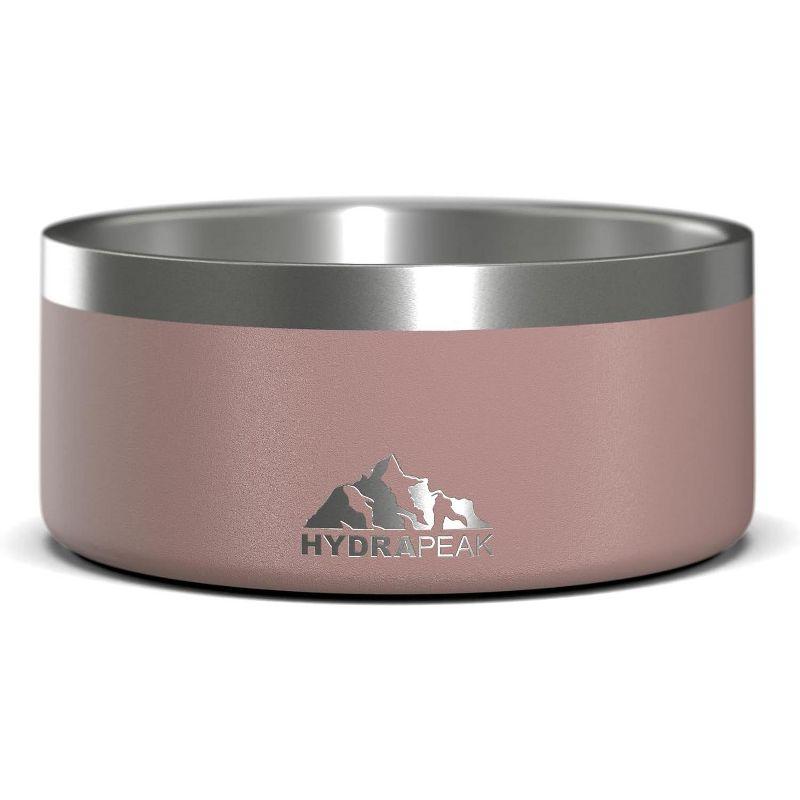 Hydrapeak Non Slip Stainless Steel Dog Bowl 4 Cup Navy
