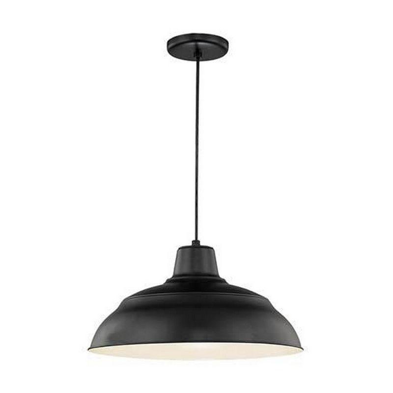 Millennium Lighting R Series 1 - Light Pendant in  Satin Black