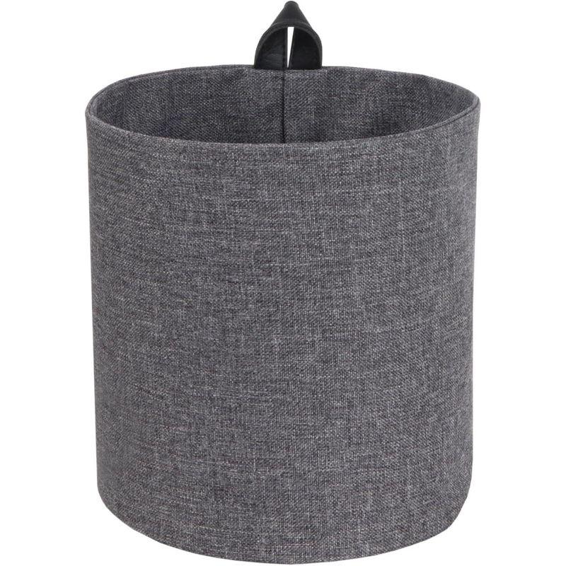 Bigso Soft Hang Around Small Hanging Storage Basket for Wall & Closet - 6.7" x 6.7"