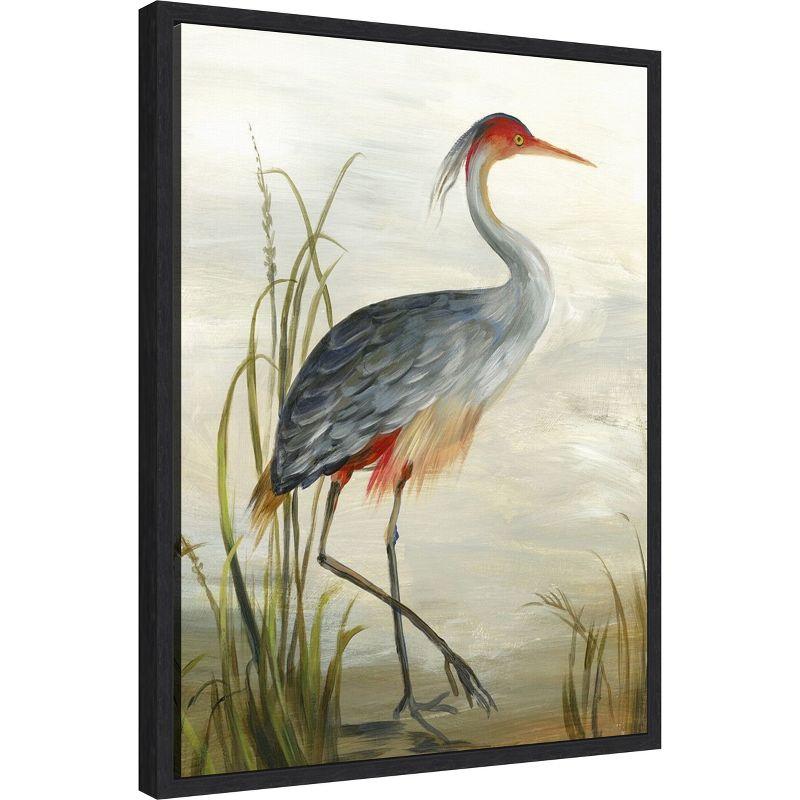 Amanti Art Grey Heron by Aimee Wilson Framed Canvas Wall Art