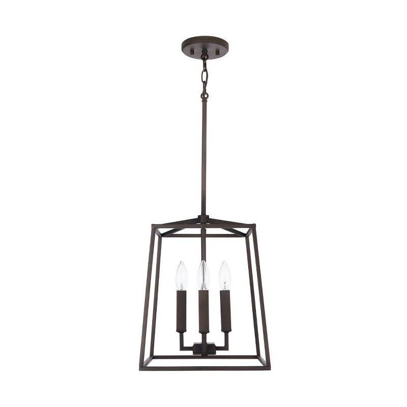 Thea Oil Rubbed Bronze 4-Light Taper Candle Chandelier