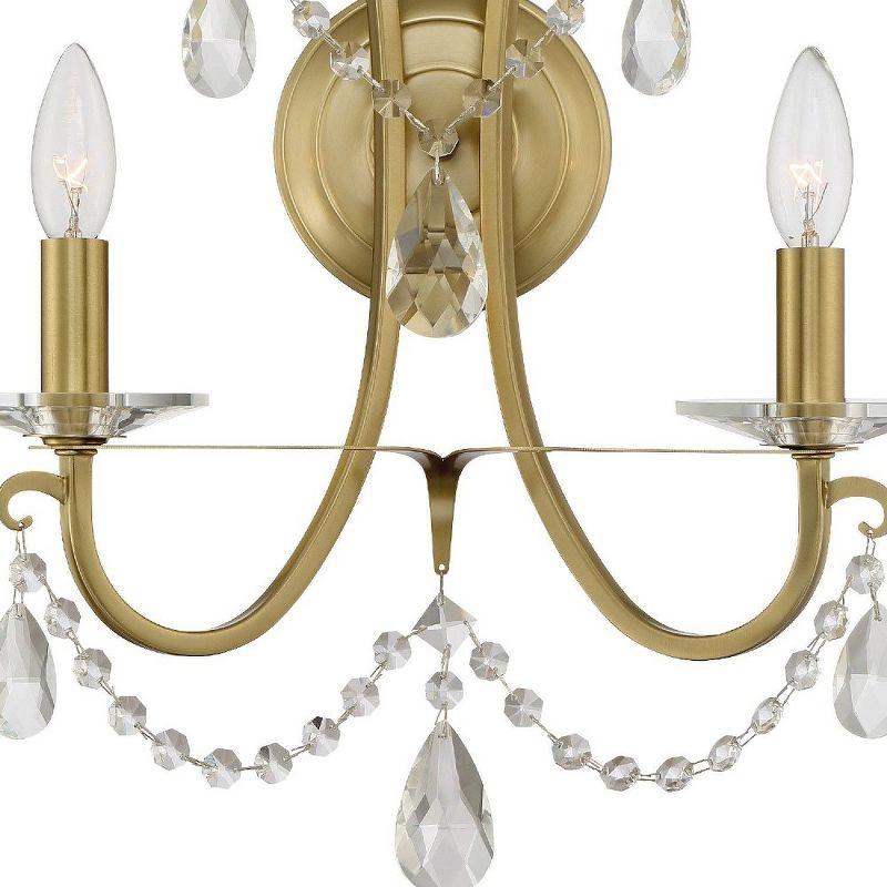 Crystorama Lighting Othello 2 - Light Sconce in  Vibrant Gold