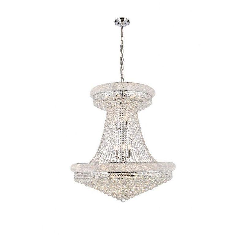 Elegant Lighting Primo 28 - Light Chandelier in  Chrome