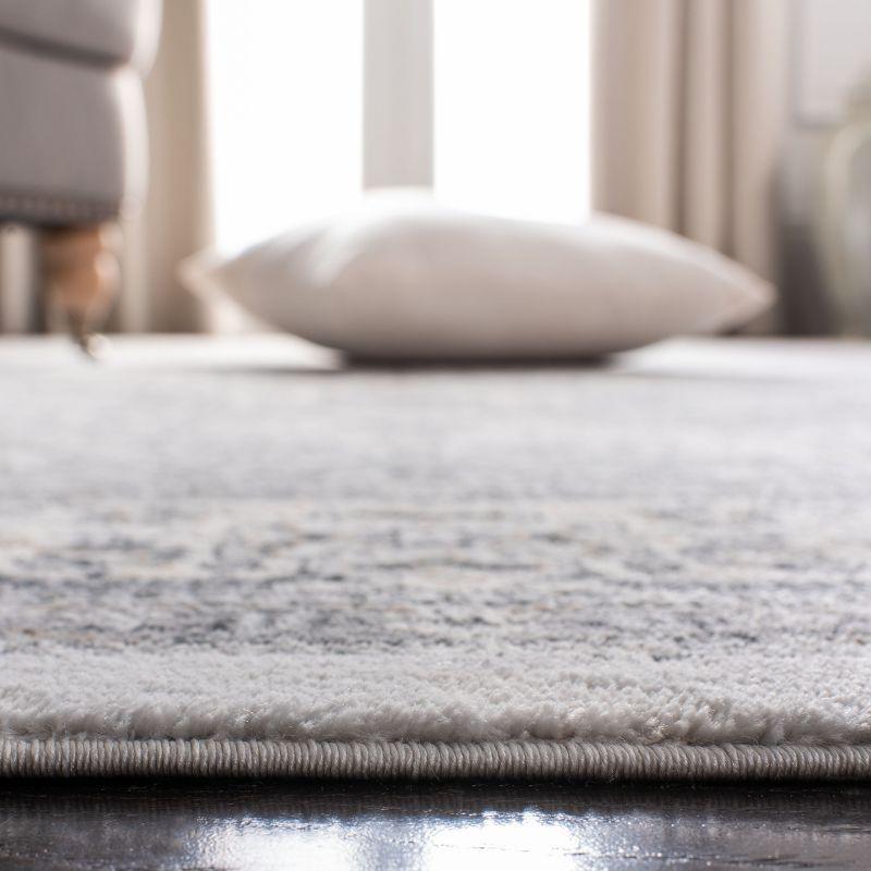 Isabella ISA916 Power Loomed Area Rug - Dark Grey/Cream - 9'x12' - Safavieh