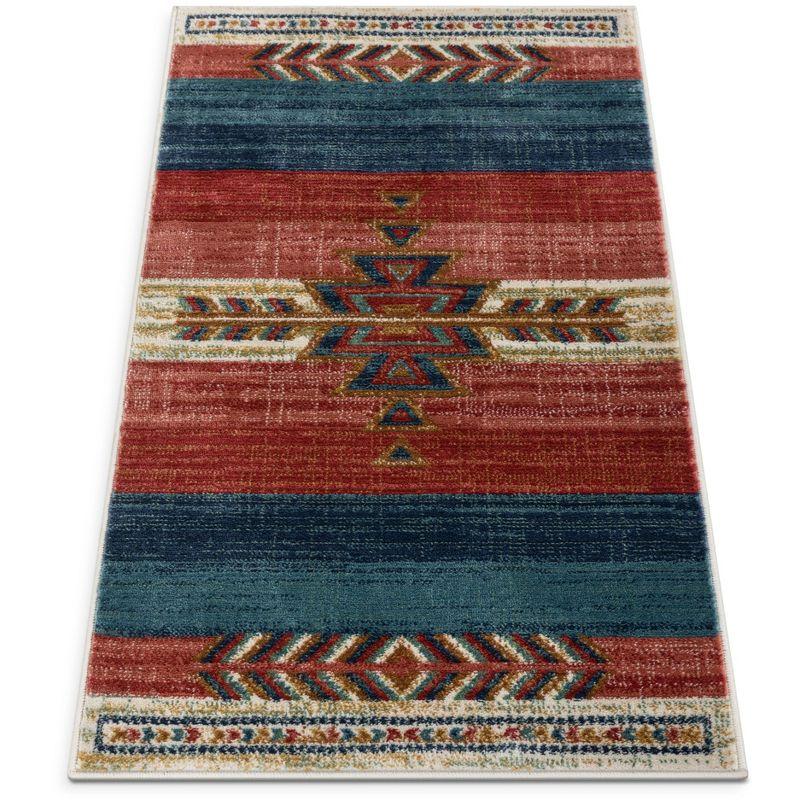 Well Woven Dustin Crimson Southwestern Medallion Rug