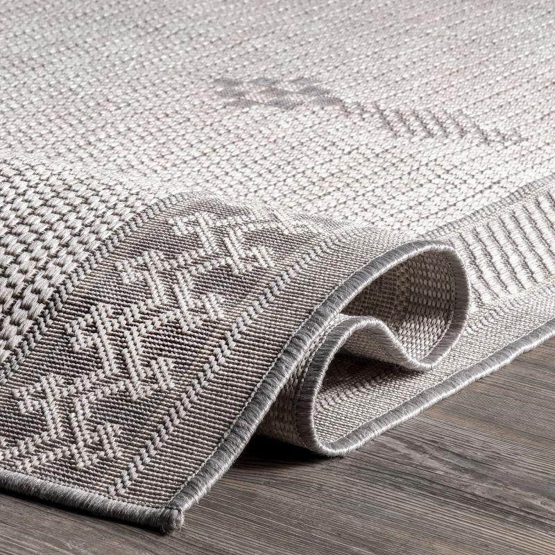 Foundry Select Altus Gray Indoor/Outdoor Area Rug