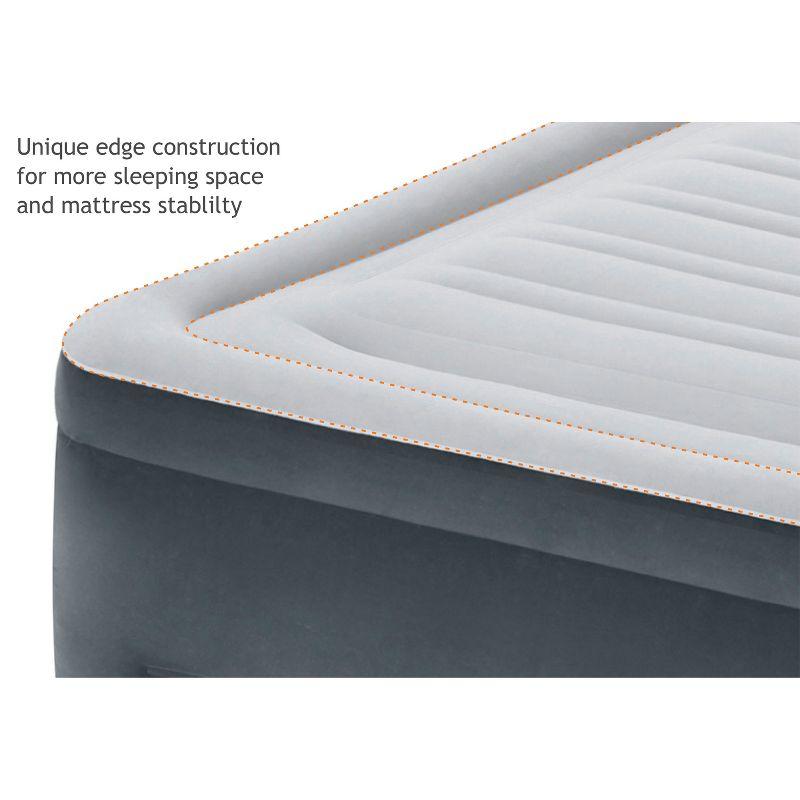 Intex: Dura-Beam Plus Series Elevated 18" High Twin Air Mattress with Built in Electric Pump