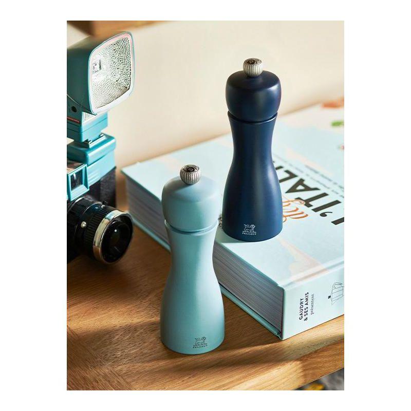 Peugeot Tahiti Duo Air Blue Beech Wood Salt and Pepper Mills