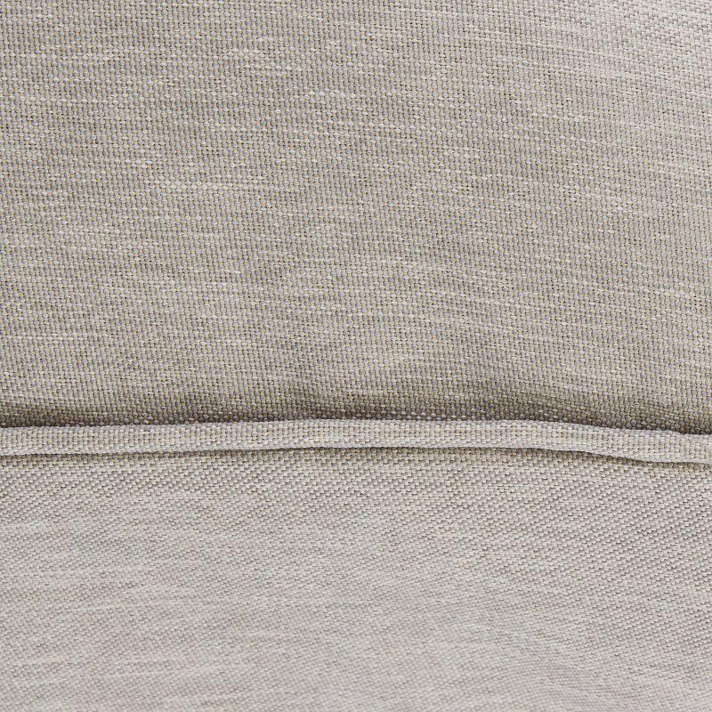 Heather Gray Water-Resistant Patio Chair Cushion Set