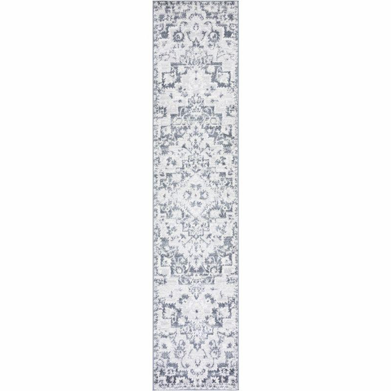 Toscana TOS650 Power Loomed Runner Rug - Grey/Ivory - 2'x9' - Safavieh.