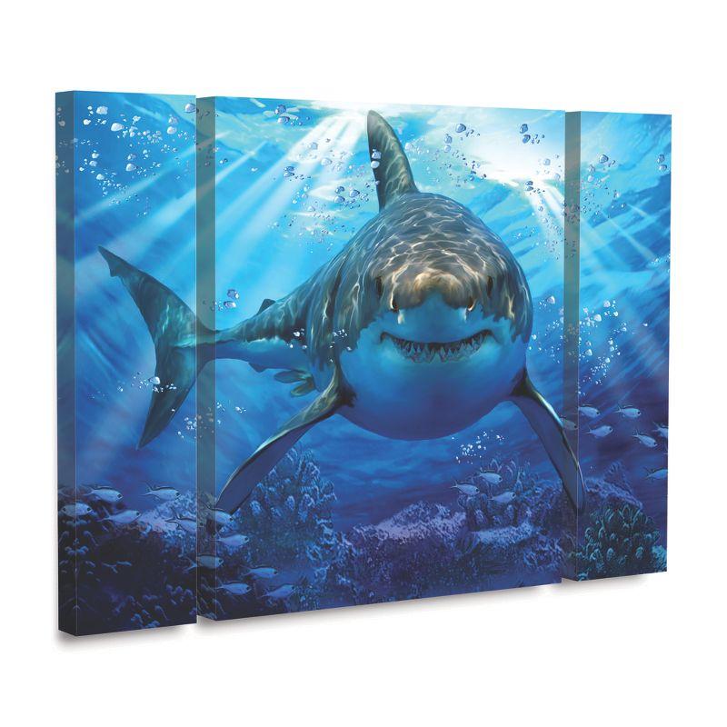 Howard Robinson Blue Shark Multi Panel Canvas Art Set