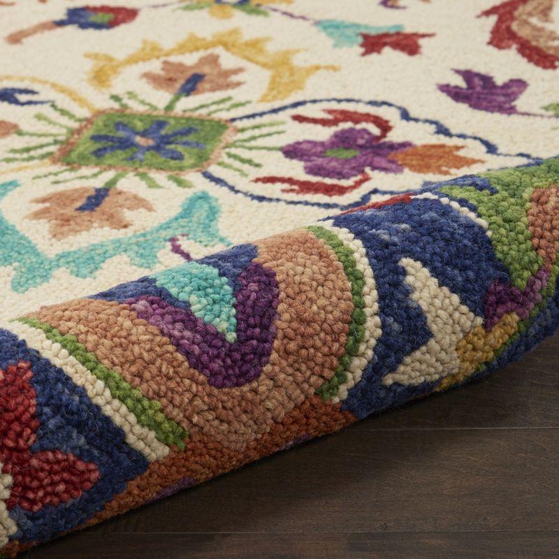 Multicolor 8' x 10' Handmade Wool Tufted Area Rug