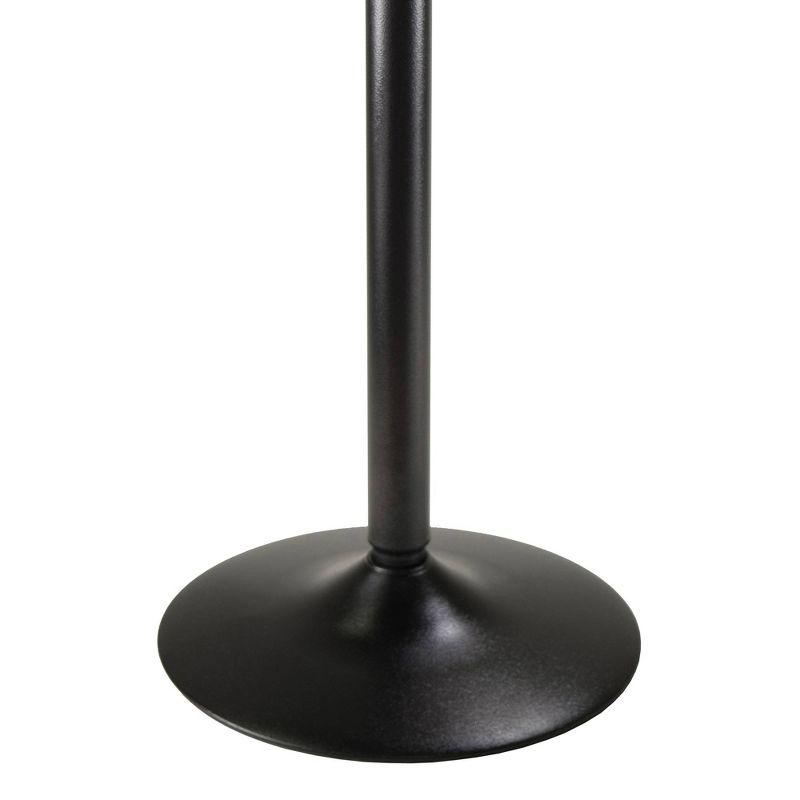 Obsidian Counter Height Pub Table Wood/Black - Winsome