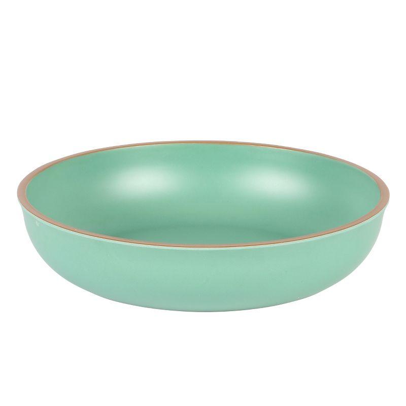 Gibson Home Rockabye 12 Piece Double Bowl Melamine Dinnerware Set