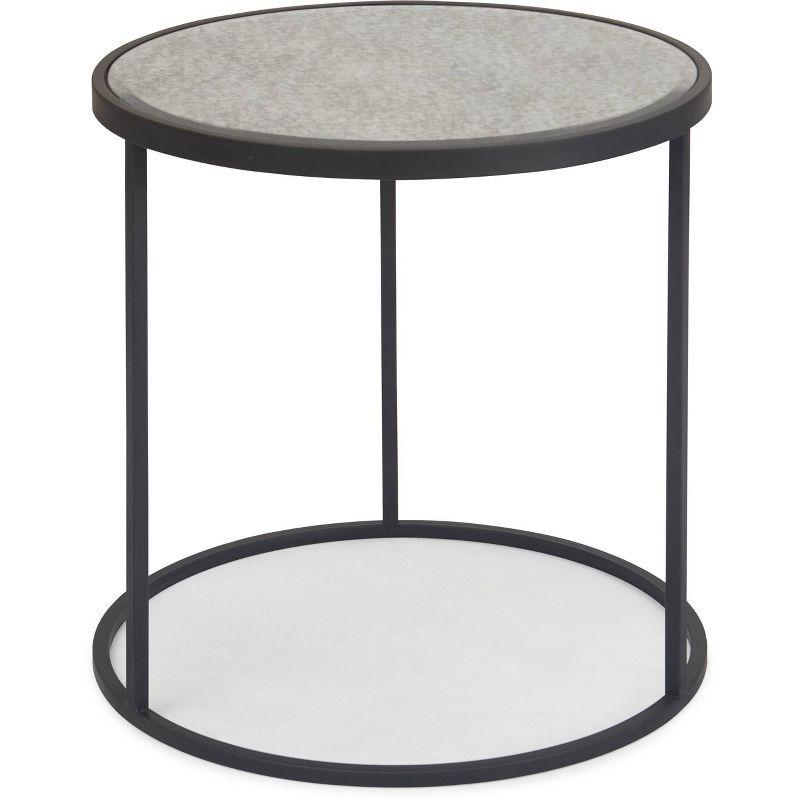 Wyred Round Mirrored Side Table