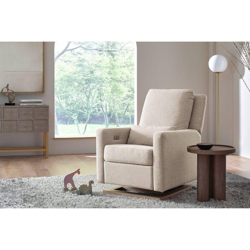 Sigi Electronic Recliner And Glider In Eco-Performance Fabric With USB Port | Water Repellent & Stain Resistant