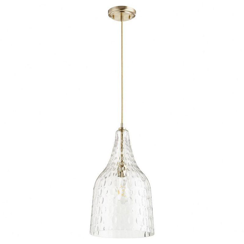 Quorum Lighting 1 - Light Pendant in  Aged Brass