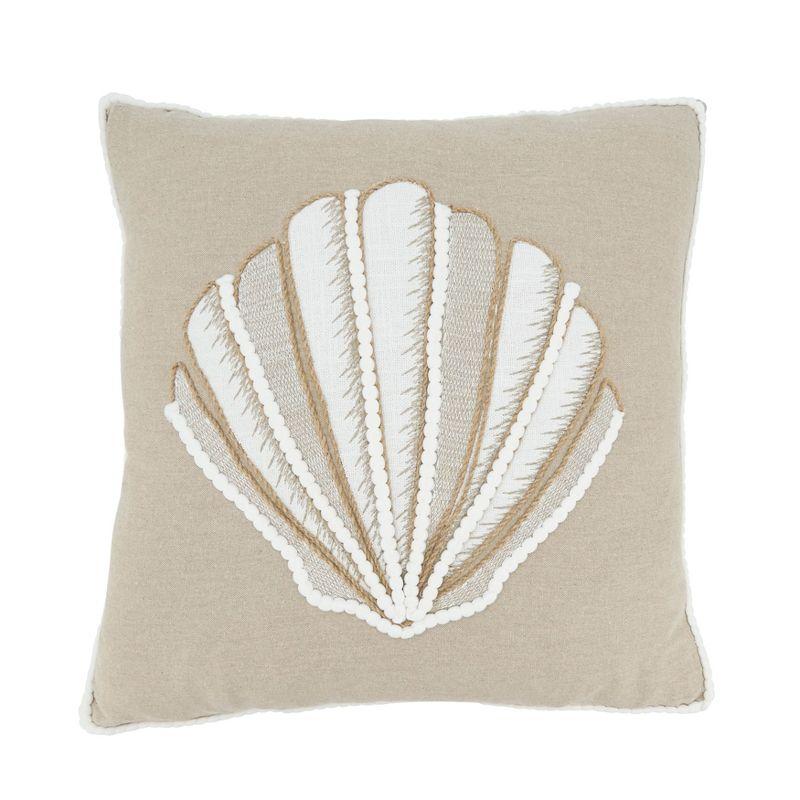 Saro Naviguer Collection Cotton Throw Pillow