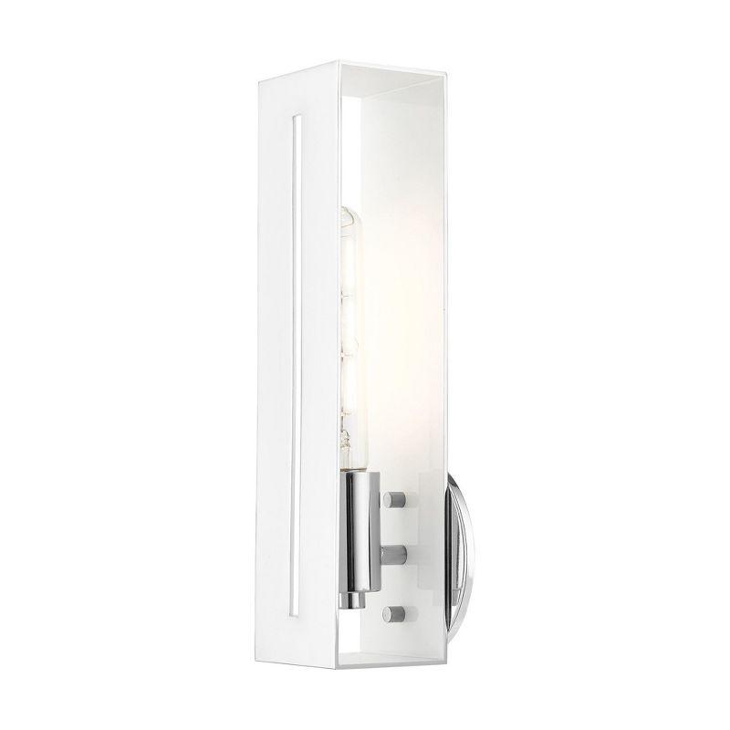 Livex Lighting Soma 1 - Light Wall Light in  Polished Chrome