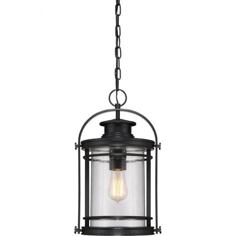 Quoizel Lighting Booker 1 - Light Pendant in  Mystic Black