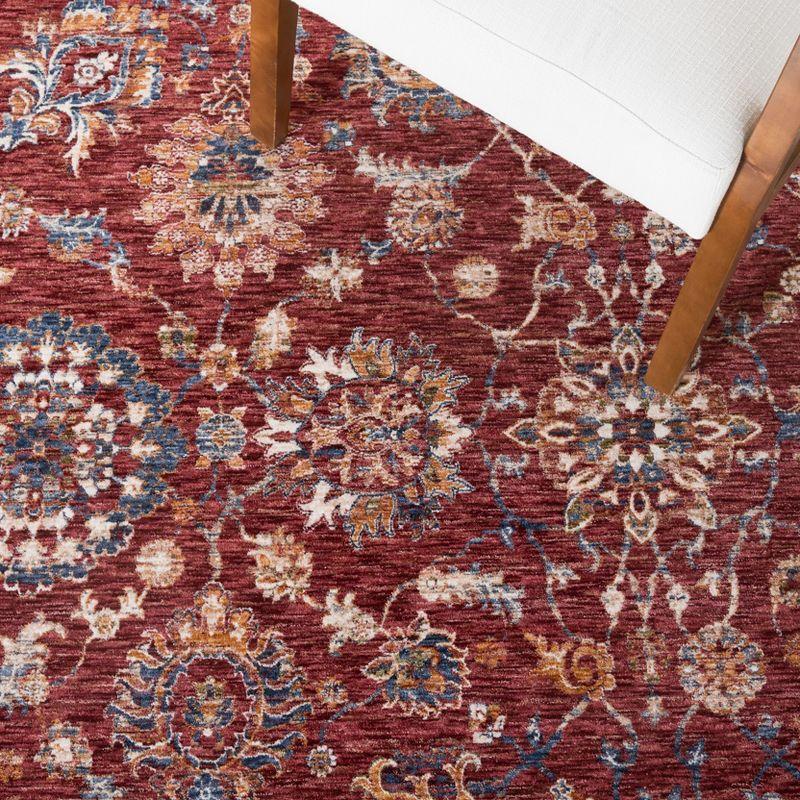 Heirloom HRL718 Power Loomed Area Rug - Rust/Ivory - 5'3"x7'6" - Safavieh.