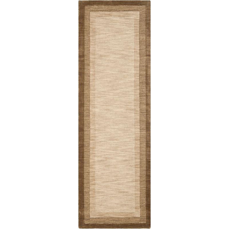 Impressions IM821 Hand Loomed Runner Rug - Beige/Brown - 2'3"x8' - Safavieh