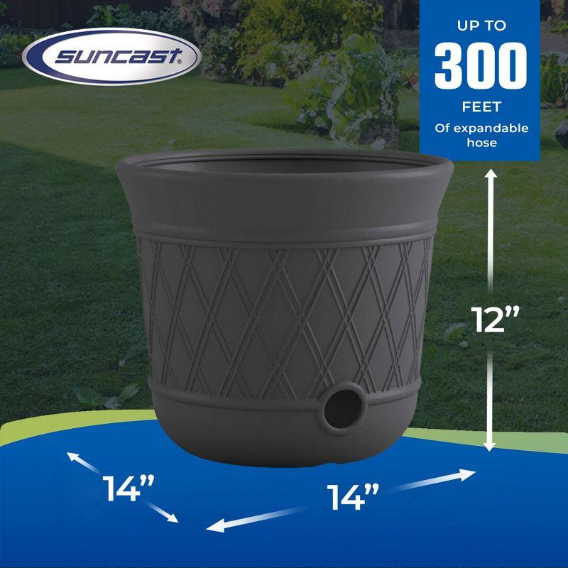 Suncast Plastic Stand Hose Pot