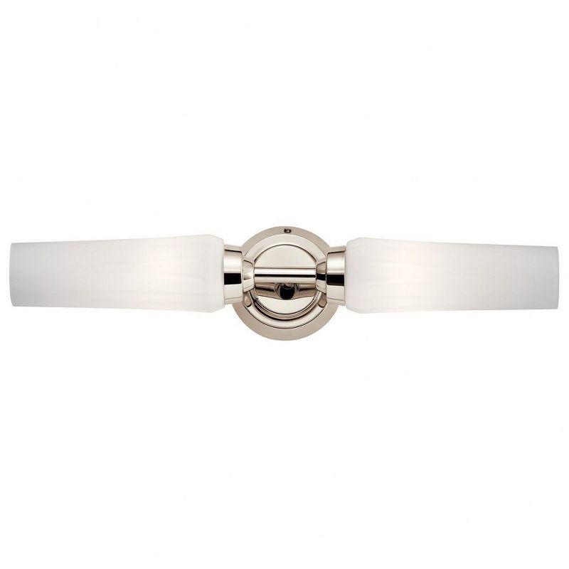 Kichler Lighting Truby 2 - Light Vanity in  Polished Nickel