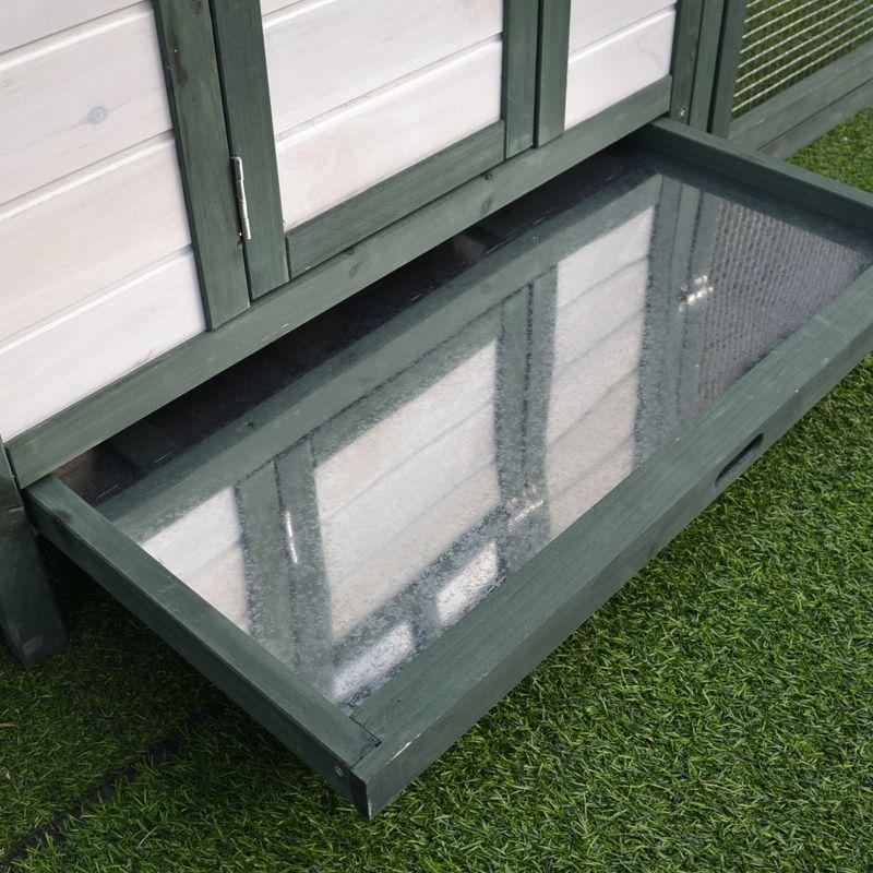 Ophelia & Co. Pawhut 77" Wooden Chicken Coop With Nesting Box, Cute Outdoor Hen House With Removable Tray, Ramp Run, For Garden Backyard, Natural