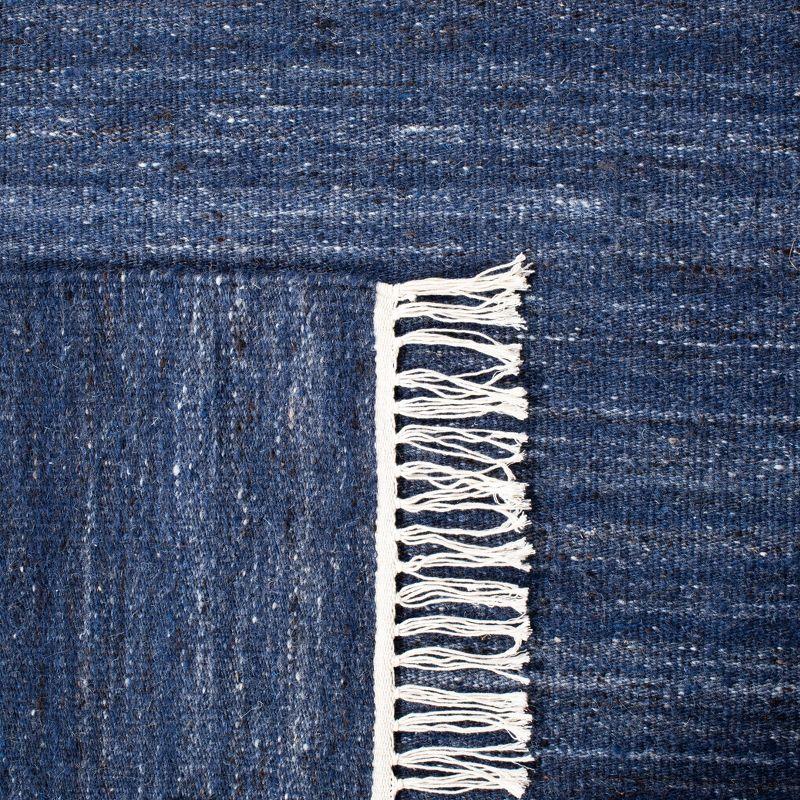 Kilim KLM551 Hand Loomed Area Rug - Navy/Blue - 8'x10' - Safavieh.