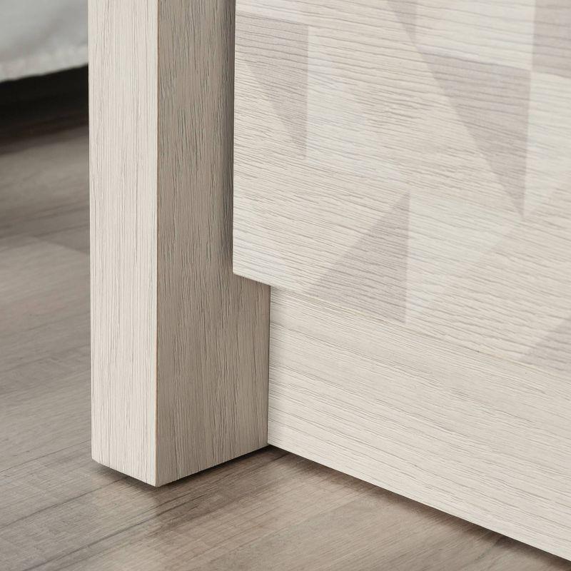 Harvey Park Nightstand with Drawer Glacier Oak - Sauder: 5-Year Warranty, MDF, Laminate Surface, 24" High