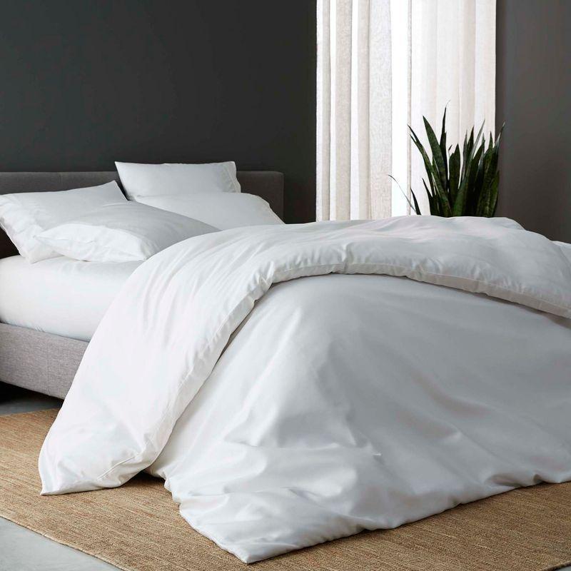 Forest Green Bamboo Viscose Full/Queen Duvet Cover Set