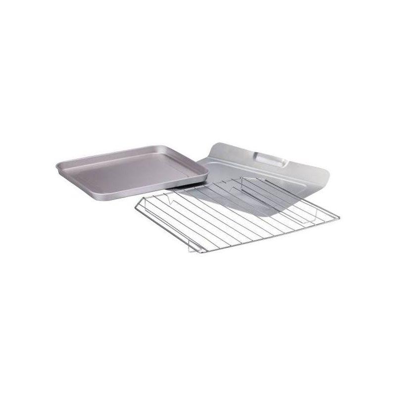 Proctor Silex 6sl Toaster Oven 31124: Countertop Small Oven, 1500W, Silver, Includes Broiler & Baking Pan, Freestanding