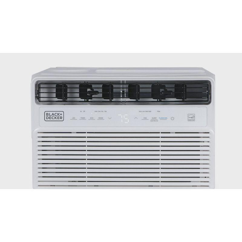 BLACK+DECKER BD08NWES 8,000 BTU Inverter Window Air Conditioner, White