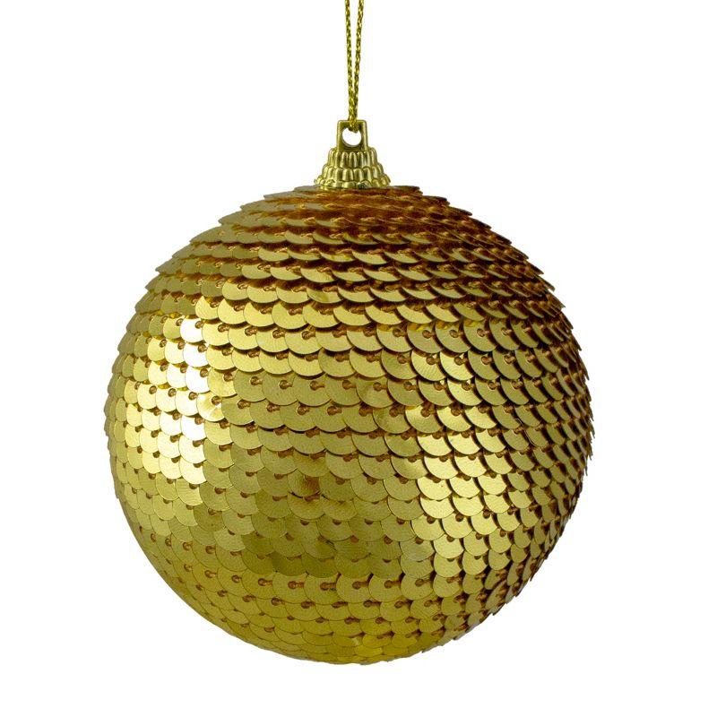 Northlight Seasonal Sequin Shatterproof Ball Christmas Ornament 3"