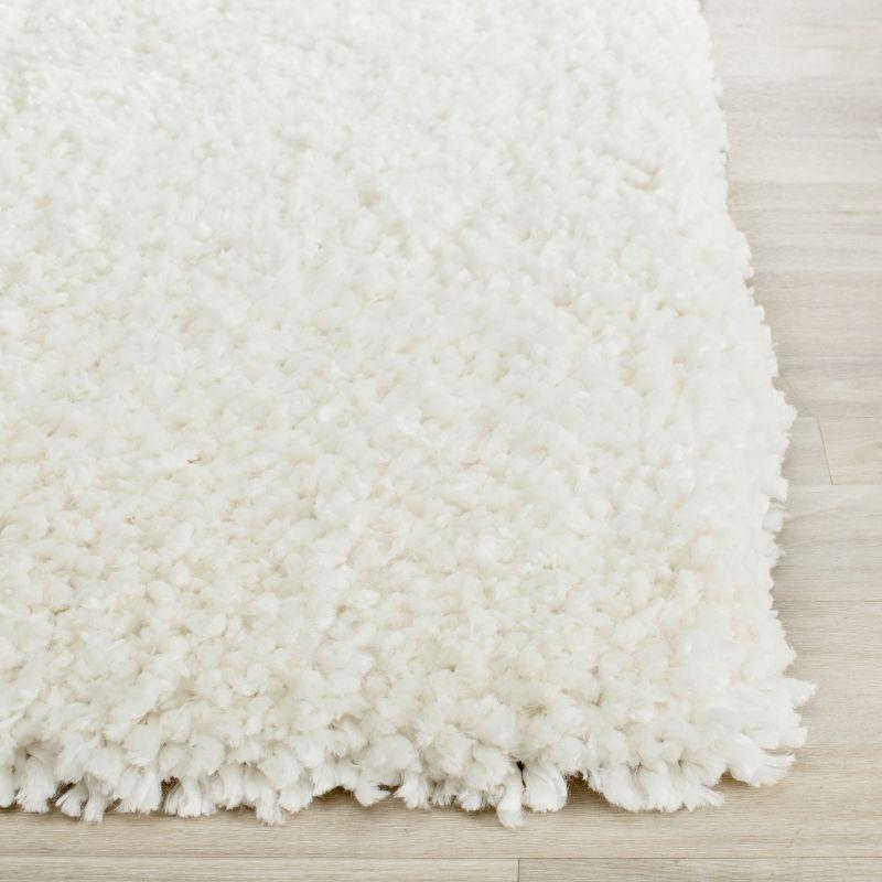 Popcorn Shag SG267 Hand Tufted Indoor Accent Rug - Ivory - 2'x3' - Safavieh