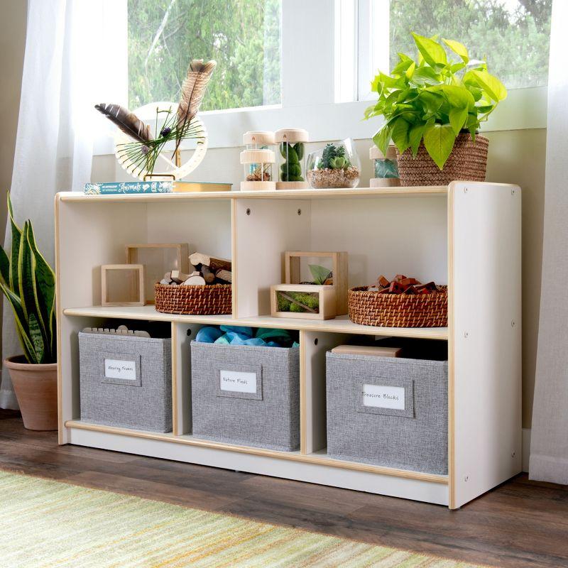 Guidecraft EdQ Essentials 5-Compartment Storage